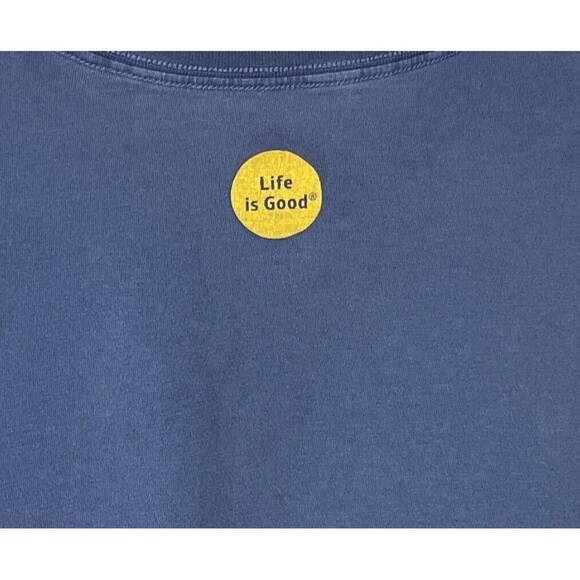 Life is Good T Shirt Large Classic Fit Tee Coffee Game Changer Do What You Love - Picture 4 of 6